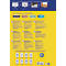Avery® Zweckform Etiketten 5086, formaat A4, verwijderbaar, printer-veilig, 40 x 20 mm, 10 vel met 360 stuks, FSC® papier, ovaal, wit