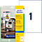 Avery® Zweckform Etiketten J4775, weerbestendig, permanente kleefstof, printer-veilig, rechthoekig, polyester, mat wit, 10 stuks op 10 vel