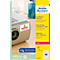 Avery Zweckform Etiketten L6140-20, extra stark haftend, geeignet für Laserdrucker, 45,7 x 25,4 mm, 800 Stück/20 A4-Bogen, Polyesterfolie, weiß