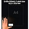 Avery Zweckform Étiquettes L6114-20, infalsifiables, extrêmement résistantes, 63,5 x 29,6 mm, 540 pièces/20 feuilles A4, film, blanc