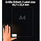 Avery Zweckform Étiquettes L6145-20, infalsifiables, extrêmement résistantes, adaptées aux imprimantes laser noir et blanc, 45,7 x 25,4 mm, 800 pièces/20 feuilles A4, film acrylique, blanc