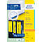 AVERY® Zweckform Étiquettes pour classeur à levier, couleur, L4765-20, 38 x 192 mm, 140 étiquettes/paquet, jaune