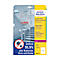 Avery Zweckform Étiquettes série L8011-10, antimicrobiennes, résistantes aux désinfectants, pour imprimantes laser, 210 x 297 mm, 10 pièces/10 feuilles A4, film, transparent