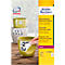 Avery Zweckform folie-etiketten, weerbestendig, verwijderbaar, 70 x 37 mm
