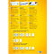Avery Zweckform folie-etiketten, weerbestendig, voor binnen- en buitengebruik, 70 x 37 mm