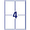 Avery Zweckform Folienetiketten L7915-10, ultra-resistent, H 99,1 x B 139 mm, 40 St.