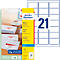 Avery Zweckform J8160-25 adresetiketten, 63,5 x 38,1 mm, geschikt voor Deutsche Post INTERNETPOSTZEGEL