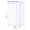 Avery® Zweckform Kasfactuur 1218, A5, met invulhulp, zonder carbon, geperforeerd &amp; geperforeerd, Blauwe Engel, wit, 1 boek met 50 vel