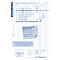 Avery® Zweckform Kasfactuur 1218, A5, met invulhulp, zonder carbon, geperforeerd &amp; geperforeerd, Blauwe Engel, wit, 1 boek met 50 vel
