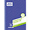 Avery® Zweckform Kasfactuur 1218, A5, met invulhulp, zonder carbon, geperforeerd &amp; geperforeerd, Blauwe Engel, wit, 1 boek met 50 vel