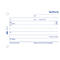 Avery® Zweckform kassabonnenboek 1255, liggend formaat A6, incl. BTW, met 1 vel blauw papier, geperforeerd &amp; geperforeerd, Blauwe Engel, wit, 100 vel