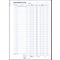 Avery® Zweckform Kassenabrechnung 1227, Format A4, Mehrwertsteuer-Spalte, mit Ausfüllhilfe & Durchschlägen, Blauer Engel, weiß-gelb, 2 x 50 Blatt
