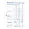 Avery® Zweckform Kassenbericht 1265, Format A5, mit Ausfüllhilfe, ohne Durchschläge, perforiert & gelocht, Blauer Engel, weiß, 1 Buch mit 50 Blatt