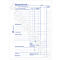 Avery® Zweckform Kassenbericht 1265, Format A5, mit Ausfüllhilfe, ohne Durchschläge, perforiert & gelocht, Blauer Engel, weiß, 1 Buch mit 50 Blatt