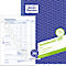 Avery® Zweckform Kassenbericht 1265, Format A5, mit Ausfüllhilfe, ohne Durchschläge, perforiert & gelocht, Blauer Engel, weiß, 1 Buch mit 50 Blatt