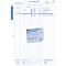 Avery® Zweckform Kassenbuch 1226, Format A4, DATEV-konform, mit Ausfüllhilfe & 1 Blatt Blaupapier, perforiert & gelocht, Blauer Engel, weiß, 100 Blatt