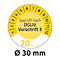 Avery Zweckform keuringssticker volgens DGUV 3 jaar 20xx, Ø 30 mm, PVC-folie op papier, geel
