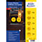 AVERY® Zweckform kleefetiketten 49400 Corona, ontwerpen speciaal voor gastro, beschrijfbaar, rond, geel, 12 st.