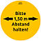 AVERY® Zweckform kleefetiketten 49400 Corona, ontwerpen speciaal voor gastro, beschrijfbaar, rond, geel, 12 st.