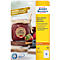 Avery Zweckform kleefetiketten, blanco, 60 x 59,5 mm, 120 stuks, bloemvorm, voor alle printers
