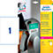 Product labels being used on a rotating grinding machine.