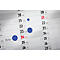Avery Zweckform Markierungspunkte Spenderbox, permanent haftend, Dm. 19 mm, blau