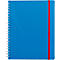 AVERY ZWECKFORM Notizbuch Notizio 7037, PP, 90 Blatt, DIN A4, kariert, blau