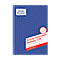 Blue notebook with Avery Zweckform logo and print "Auftrag/Lieferschein/Rechnung 1739".