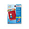 Produktverpackung Avery Zweckform Superior Laser Paper mit Anwendungsbeispiel auf blauem Hintergrund.