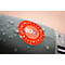Avery Zweckform testbadges met jaartal 20xx, Ø 30 mm, PVC-folie op papier, rood