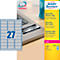 AVERY® Zweckform typeplaatje-etiketten L6011-100, 63,5 x 29,6 mm, 2700 etiketten