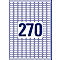 AVERY Zweckform Universal-Etiketten, 17,8 x 10 mm, wiederablösbar