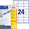 Avery Zweckform Universal Etiketten 3475, ultragrip, A4, matt, 2400 Etiketten