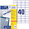 AVERY Zweckform Universal-Etiketten 3651, ultragrip, 52,5 x 29,7 mm, 4000 Stück