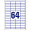 AVERY Zweckform Universal-Etiketten 3667, ultragrip, 48,5 x 16,9 mm, 3667, 6400 Stück