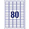 Avery Zweckform Universal-Etiketten, 8000 Etiketten, 35,6 x 16,9 mm