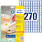 A package of Avery Zweckform labels with prints and the inscription "270".