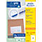 Product packaging with labels from Avery Zweckform with product features and product description.