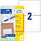 Product packaging of Avery Zweckform universal labels with the imprint "ultragrip" and the number "2".