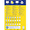 Avery Zweckform universele etiketten, 100 etiketten, 210 x 297 mm