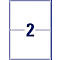 Avery® Zweckform Verzendetiketten LR7168, permanente kleefstof, printer-veilig, gerecycled papier, rechthoekig, natuurlijk wit, 200 stuks op 100 vel