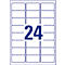 Avery Zweckform weerbestendige folie-etiketten L4773REV-20, 63,5 x 33,9 mm, verwijderbaar, wit