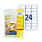 Avery Zweckform weerbestendige folie-etiketten L4773REV-20, 63,5 x 33,9 mm, verwijderbaar, wit