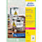 AVERY® Zweckform Wetterfeste Folien-Etiketten L4773-100, 63,5 x 33,9 mm, permanent, weiss
