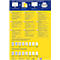 AVERY® Zweckform Wetterfeste Folien-Etiketten L4775-100, 210 x 297 mm, permanent, weiss