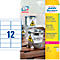 Avery Zweckform Wetterfeste Folien-Etiketten L4776-20, 99,1 x 42,3 mm, permanent, weiß