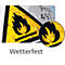 Avery Zweckform Wetterfeste Folien-Etiketten L6127-20, 99,1 x 139 mm, permanent, gelb