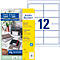 Avery Zweckorm® étiquettes multi-usages, 6123, 97 x 42,3 mm, 120 étiquettes/10 feuilles