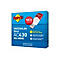 Blaue Produktverpackung des FRITZ!WLAN Stick AC430 MU-MIMO mit rotem Stick-Abbild und technischen Daten.