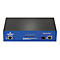 Extendeur KVM bleu et noir. Inscription : Avocent HMX5000 Series Transmitter.
